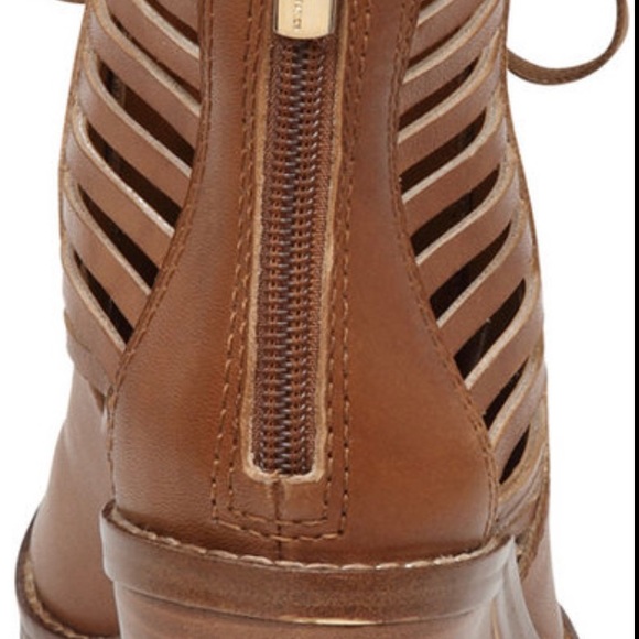 BCBG - Malbon Lace Up Wedge Booties - Picture 8 of 8